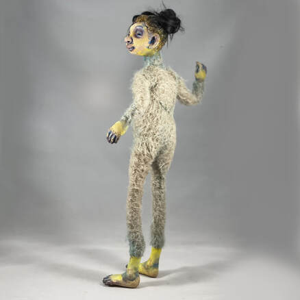 Aster, OOAK Art Doll by Outsider Dolls Jennifer Latham Robinson
